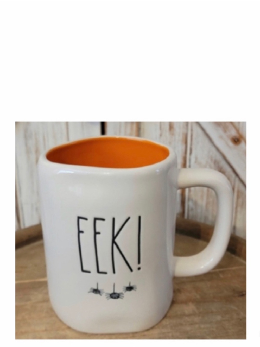 NEW Rae Dunn “EEK” Mug with Spiders 🕷